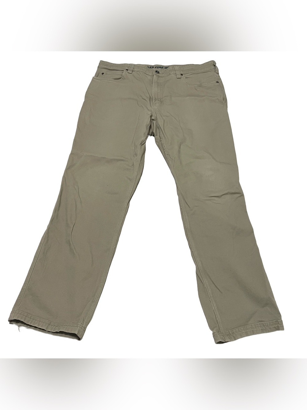 Bundle of 2 Duluth Trading Co Tan Straight-Leg Chinos